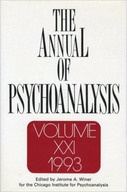 Book cover of: Annual of Psychoanalysis, V. 21. By: Jerome Winer