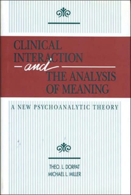 Book cover of: Clinical Interaction and the Analysis of Meaning