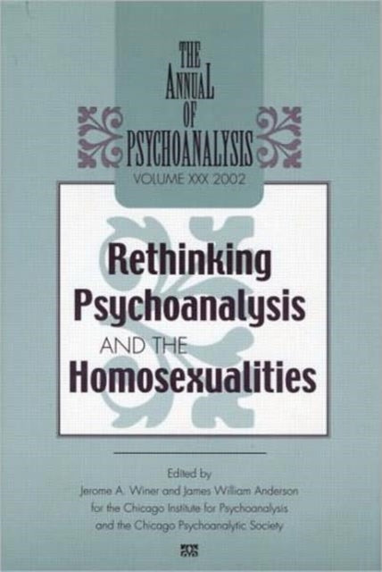 Book cover of: Annual of Psychoanalysis, V. 30