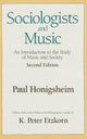 Book cover of: Sociologists and Music