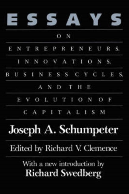 Book cover of: Essays. By: Joseph Alois Schumpeter