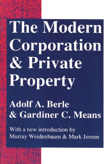 Book cover of: Modern Corporation and Private Property