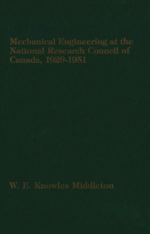 Mechanical Engineering at the National Research Council of Canada