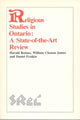 Book cover of: Religious Studies in Ontario