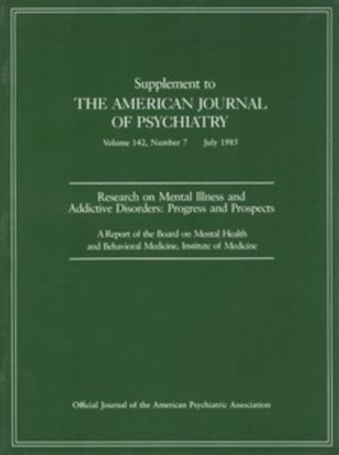 Book cover of: Research on Mental Illness and Addictive Disorders. By: Lorrin M. Koran
