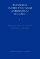 Book cover of: Thesauris Cultus et Rituum Antiquorum