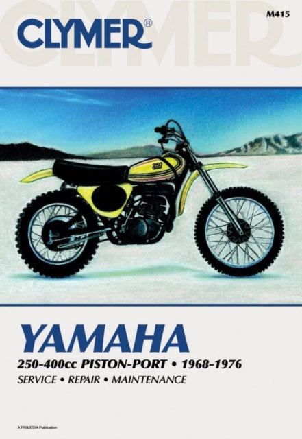 Book cover of: Yam 250-400Cc Pstn-Port 68-76. By: Clymer Publications