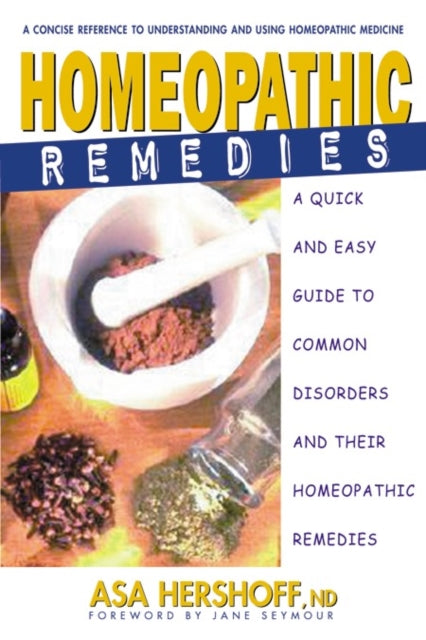 Book cover of: Homeopathic Remedies. By: Asa Hershoff