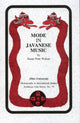 Book cover of: Mode in Javanese Music