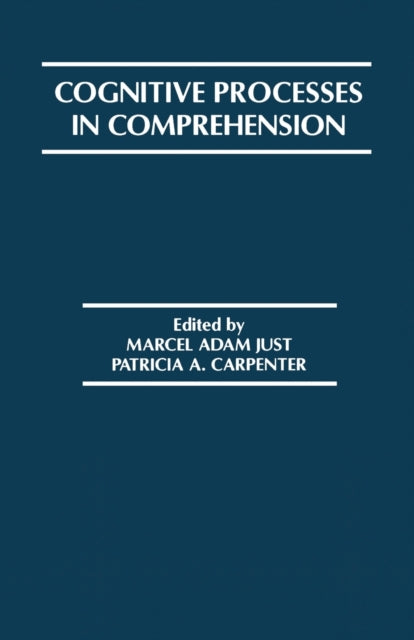 Book cover of: Cognitive Processes in Comprehension