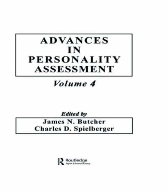 Book cover of: Advances in Personality Assessment