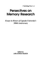 Book cover of: Perspectives on Memory Research