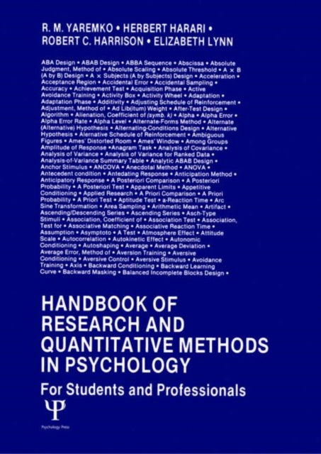 Book cover of: Handbook of Research and Quantitative Methods in Psychology. By: R.M. Yaremko