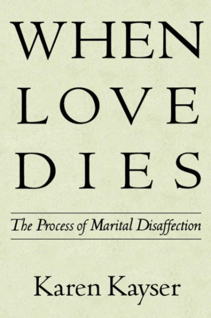 When Love Dies