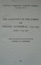 Book cover of: Accounts of the Fabric of Exeter Cathedral 1279-1353, Part I. By: Audrey M. Erskine