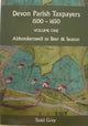 Book cover of: Devon Parish Taxpayers, 1500-1650: Volume One. By: Todd Gray