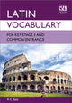 Book cover of: Latin Vocabulary for Key Stage 3 and Common Entrance. By: R. C. Bass
