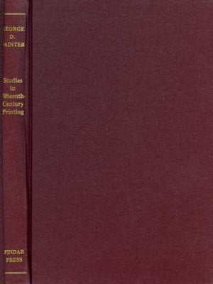 Studies in Fifteenth-century Printing