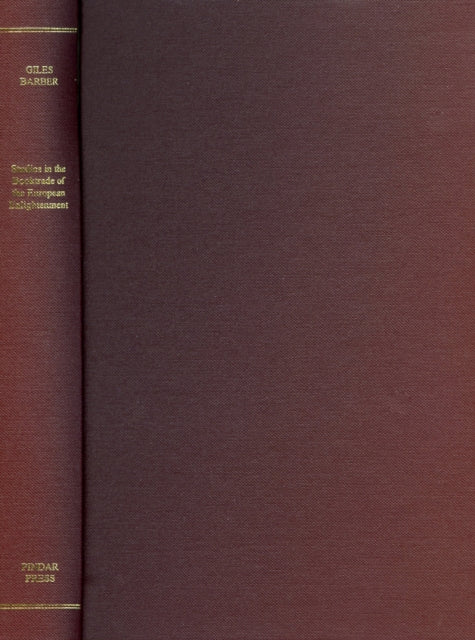Book cover of: Studies in the Booktrade of the European Enlightenment