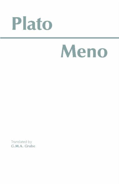 Book cover of: Meno