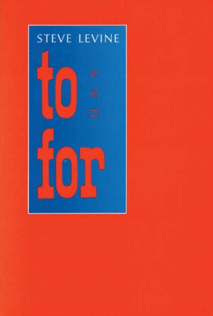 Book cover of: To and For