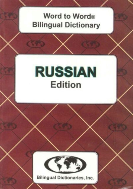 Book cover of: English-Russian & Russian-English Word-to-Word Dictionary. By: C Sesma