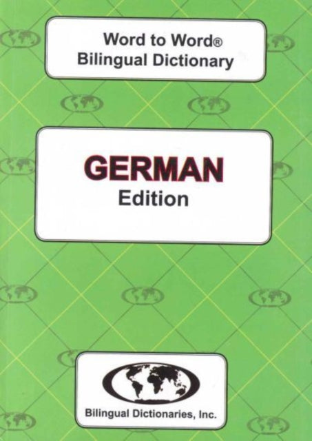 Book cover of: English-German & German-English Word-to-Word Dictionary