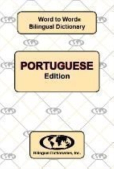 Book cover of: English-Portuguese & Portuguese-English Word-to-Word Dictionary. By: C. Sesma M.A.