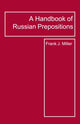 Book cover of: Handbook of Russian Prepositions. By: Frank J. Miller