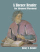 Book cover of: Horace Reader for Advanced Placement. By: Henry V. Bender