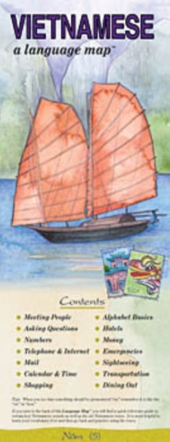 Book cover of: VIETNAMESE Language Map. By: Kristine K. Kershul