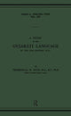 Book cover of: Study of the Gujarati Language in the XVth Century. By: T. N. Dave