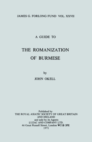 A Guide to the Romanization of Burmese