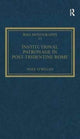 Book cover of: Institutional Patronage in Post-Tridentine Rome