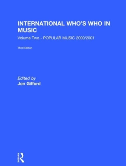 Book cover of: International Who's Who in Music