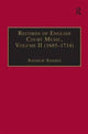 Book cover of: Records of English Court Music. By: Andrew Ashbee