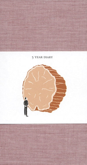 5 Year Diary: Red Cover