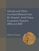 Book cover of: Ostraka and Other Inscribed Material from Bir Shawish, Small Oasis. By: Marek Dospel
