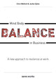 Book cover of: Mind Body Balance in Business. By: Chris Welford