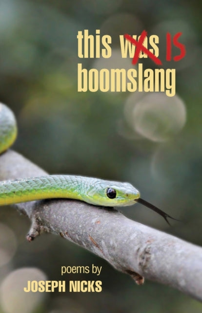 Book cover of: this is boomslang
