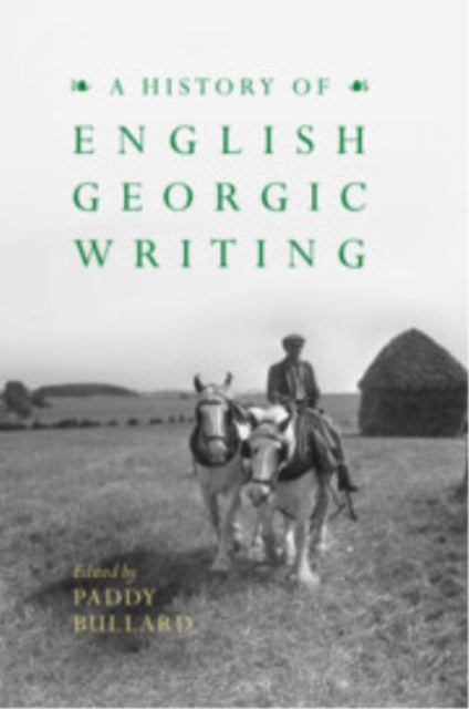 Book cover of: History of English Georgic Writing