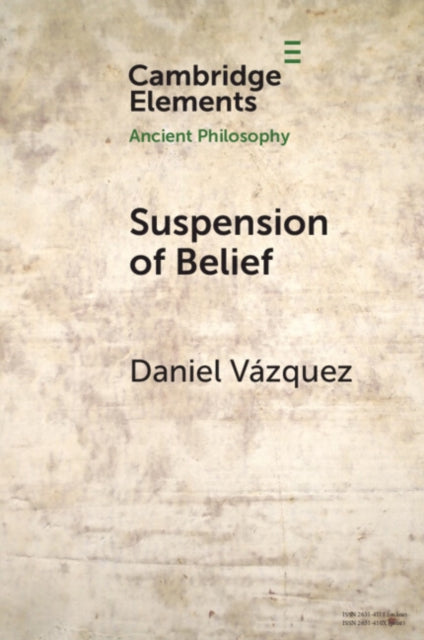Book cover of: Suspension of Belief
