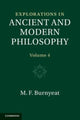 Book cover of: Explorations in Ancient and Modern Philosophy: Volume 4. By: Myles Burnyeat