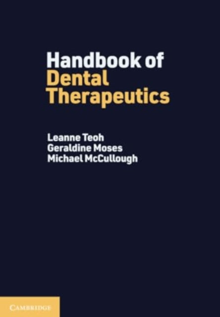 Book cover of: Handbook of Dental Therapeutics