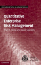 Book cover of: Quantitative Enterprise Risk Management. By: Mary R. Hardy