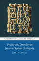 Book cover of: Poetry and Number in Graeco-Roman Antiquity. By: Max Leventhal