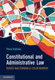 Book cover of: Constitutional and Administrative Law. By: Roger Masterman