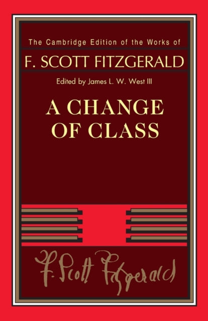 Book cover of: Change of Class. By: F. Scott Fitzgerald