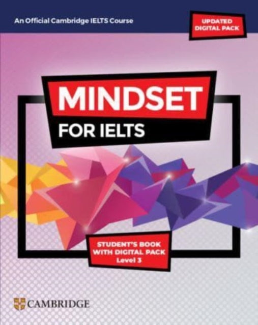 Book cover of: Mindset for IELTS with Updated Digital Pack Level 3 Student’s Book with Digital Pack