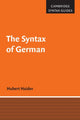 Book cover of: Syntax of German. By: Hubert Haider